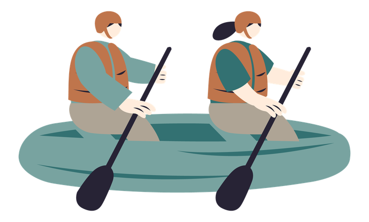 Rafting  Ilustração