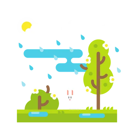 Rainy day  Illustration