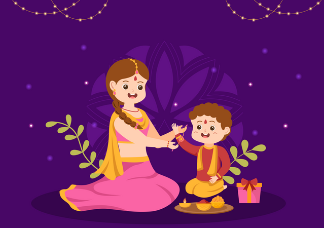 Rakshabandhan  イラスト