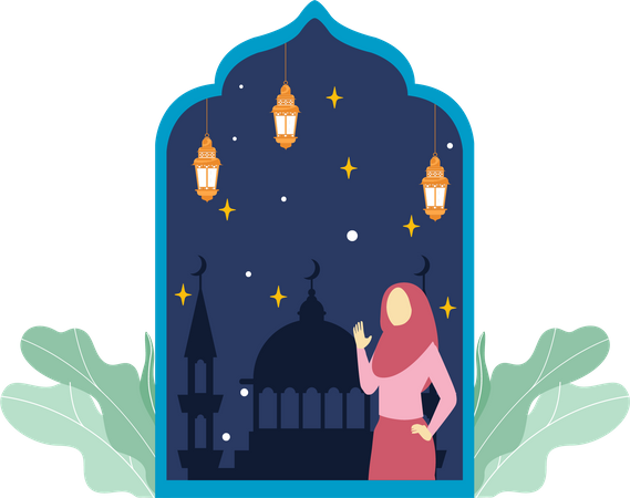 Aceleración del Ramadán  Ilustración