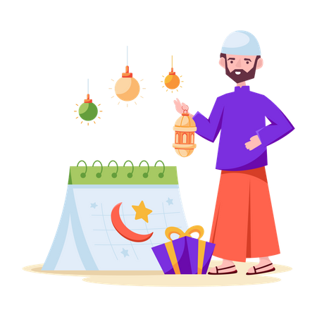 Ramadan Calendar  Illustration
