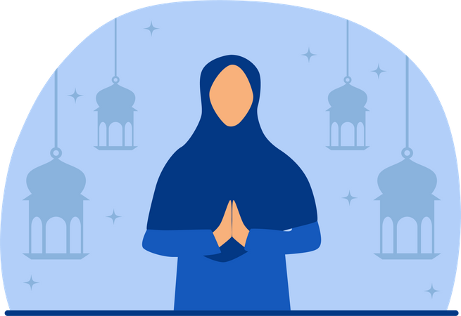 Ramadan Celebration Illustration