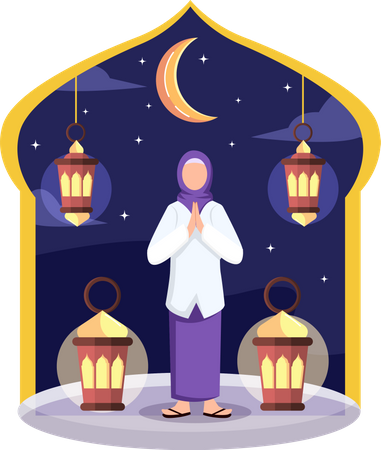 Ramadan Celebration  Illustration