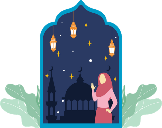 Ramadan Celeration Illustration