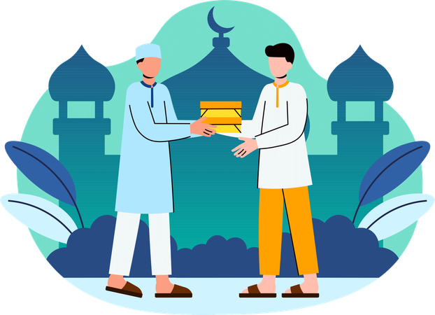 Ramadan charity  Illustration