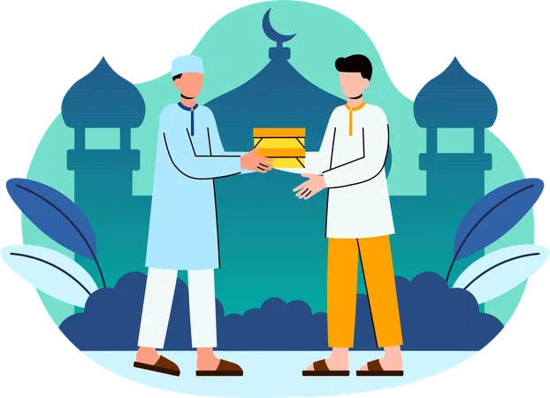 Ramadan charity  Illustration