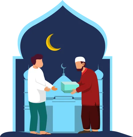 Ramadan-Feier  Illustration