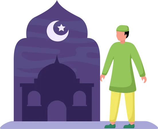 Ramadan-Feier  Illustration