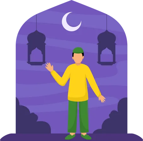 Ramadan-Feier  Illustration