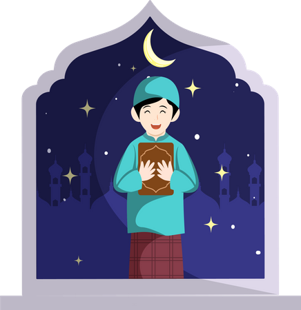 Ramadan-Feier  Illustration