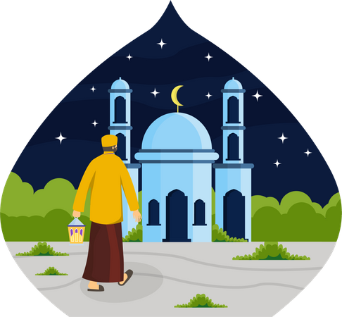 Ramadan-Feier  Illustration