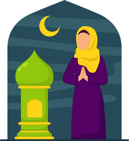 Ramadan Greeting  Illustration