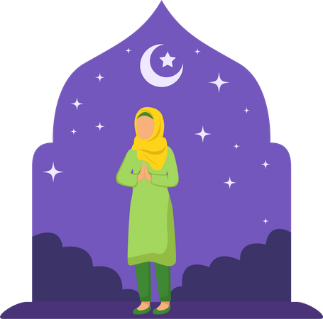 Ramadan-Gruß  Illustration