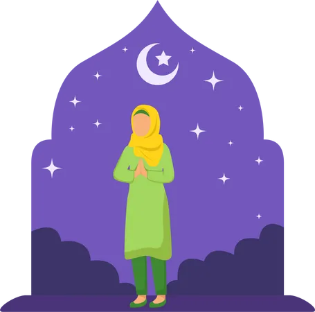 Ramadan-Gruß  Illustration