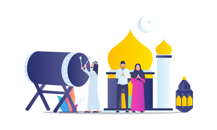 Ramadan  Illustration