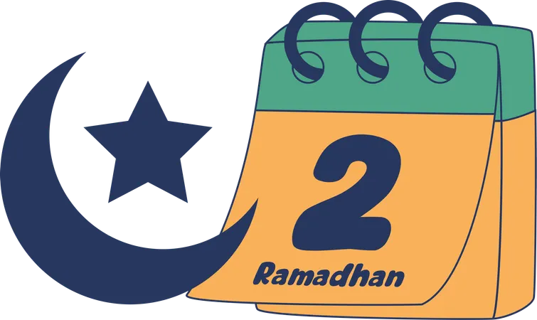 Ramadan-Kalender  Illustration
