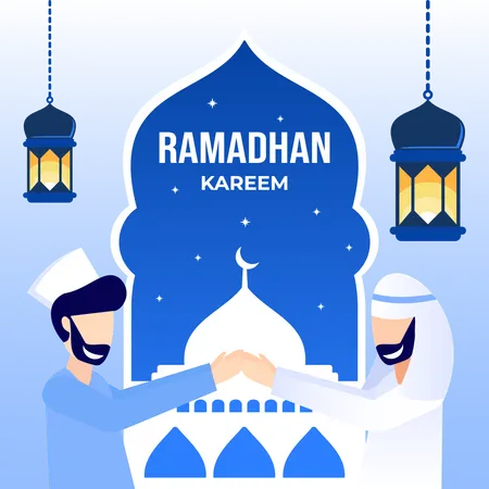 Ramadan Kareem Celebration  Illustration