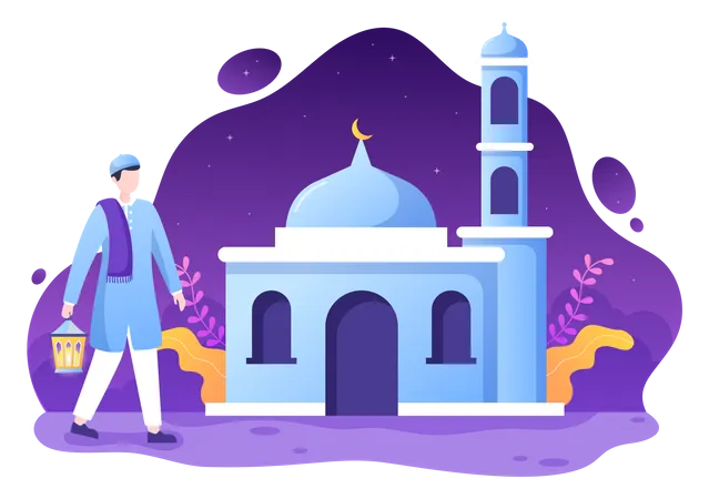 Ramadan-Kareem-Feiertag  Illustration