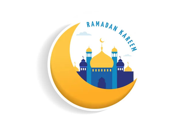 Ramadan Kareem, Happy Ramadan  Illustration