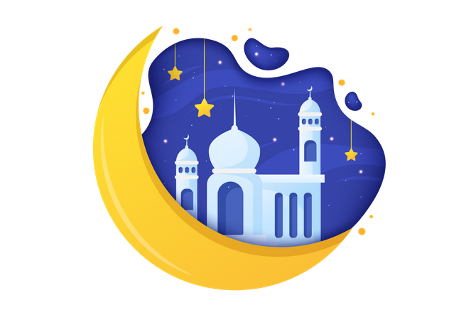 Ramadan Kareem Holiday  Illustration