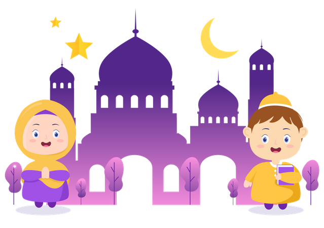 Ramadan Kareem Holiday  Illustration