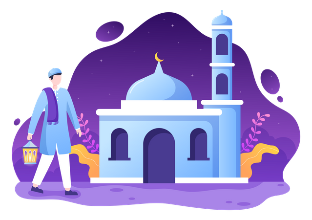 Ramadan Kareem Holiday  Illustration