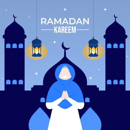 Ramadan Kareem  Illustration