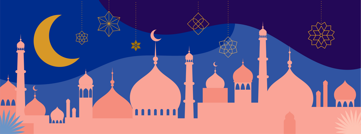 Ramadán Kareem  Ilustración
