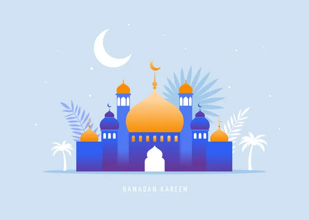 Ramadan Kareem, Joyeux Ramadan  Illustration
