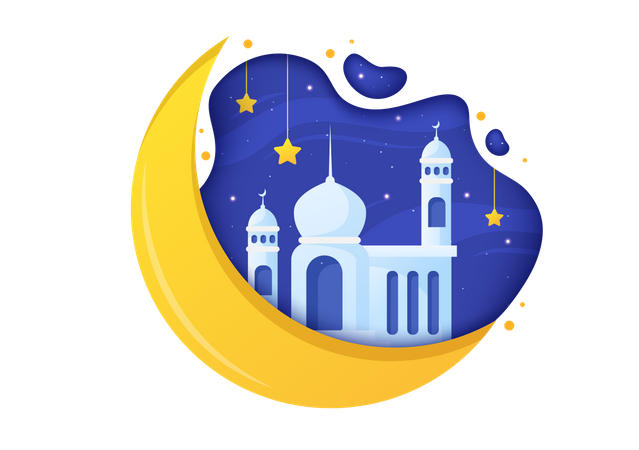 Vacaciones de ramadán kareem  Ilustración