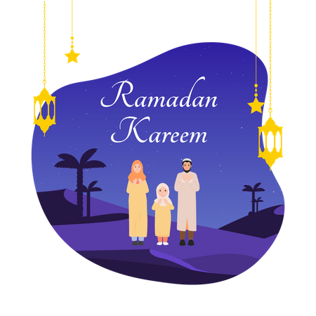 Ramadan Mubarak Illustration