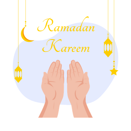 Ramadan Mubarak  Illustration