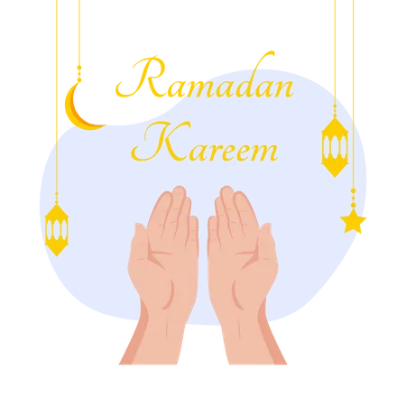 Ramadan Mubarak  Illustration