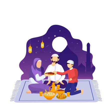 Ramadan Party  Illustration