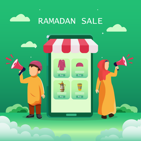 Ramadan Sale  Illustration