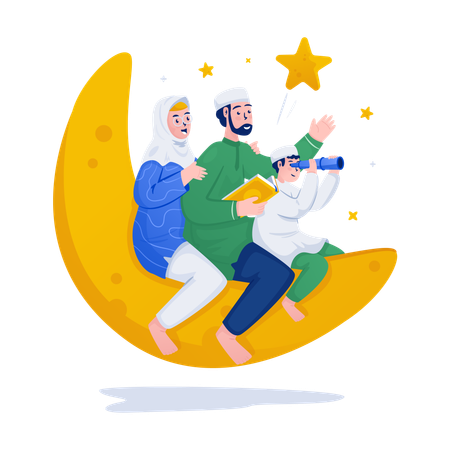 Ramadan story  Illustration