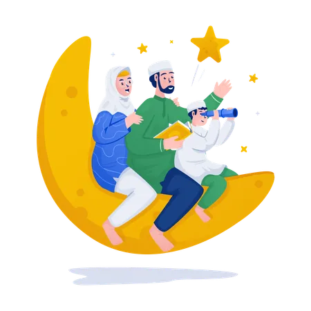 Ramadan story  Illustration