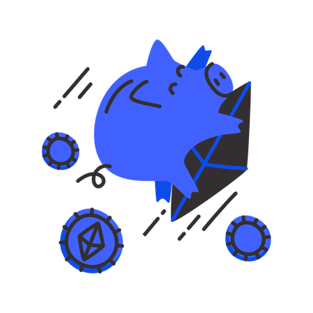 Rapid growth of cryptocurrencies  Illustration