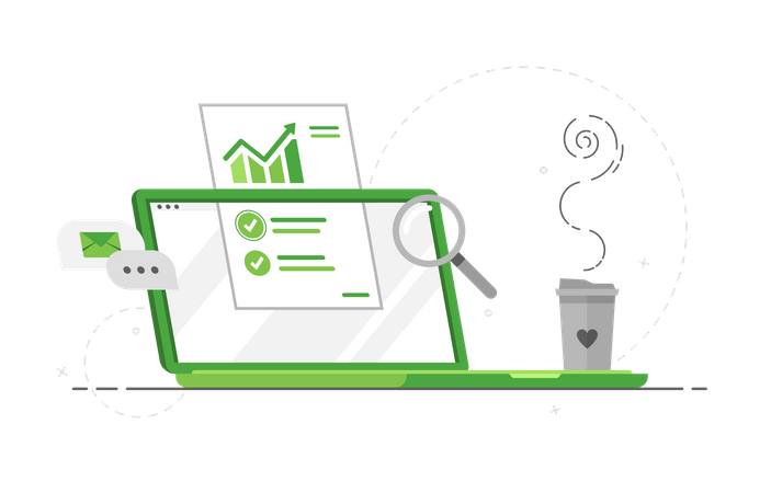 Rapport comptable  Illustration