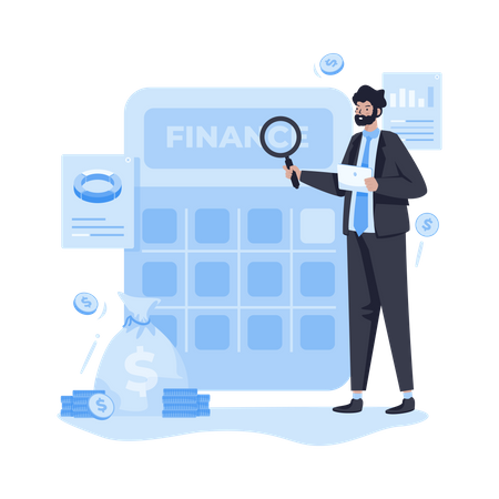 Rapport d'audit financier  Illustration