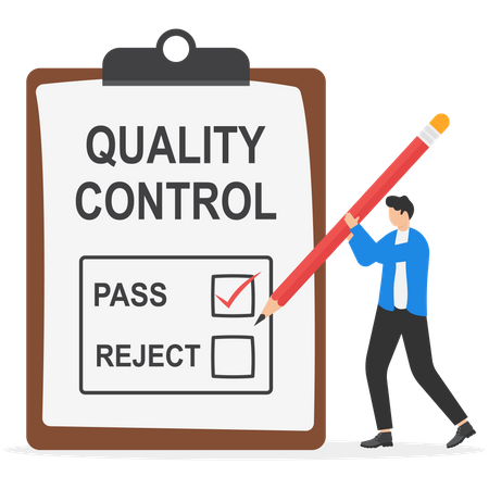 Rapport de contrôle qualité  Illustration