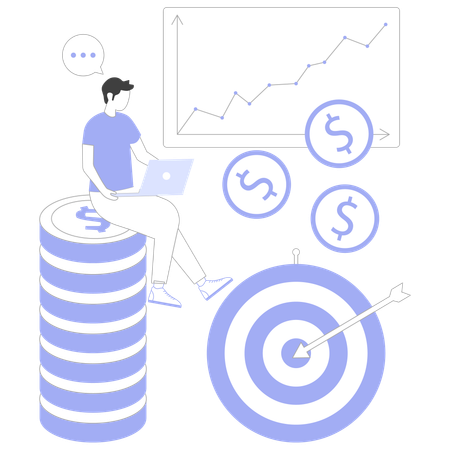 Rapport d'entreprise  Illustration