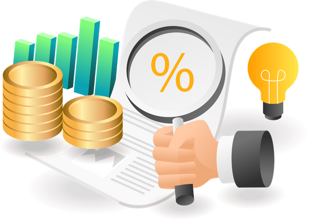 Rapport d'intérêt d'investissement  Illustration