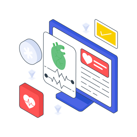 Rapport d'ecg  Illustration