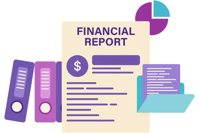 Rapport financier  Illustration