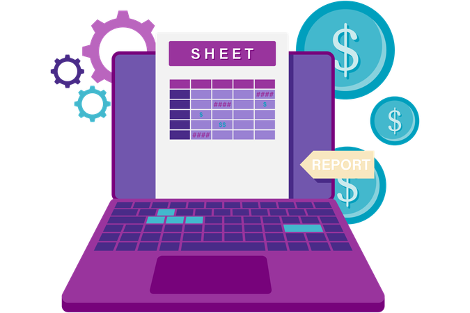 Rapport financier  Illustration