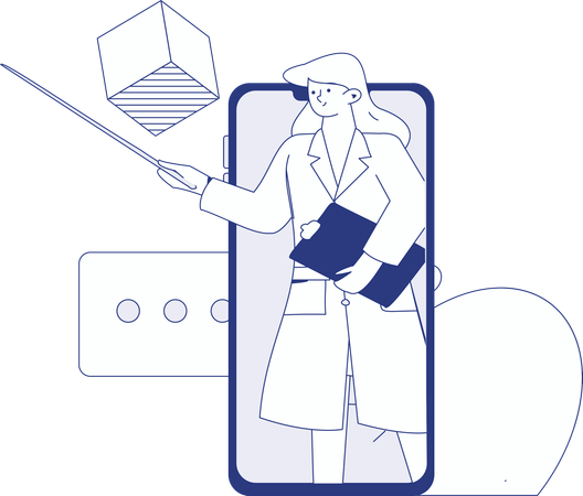 Rapport du patient en cours d'analyse par l'infirmière  Illustration