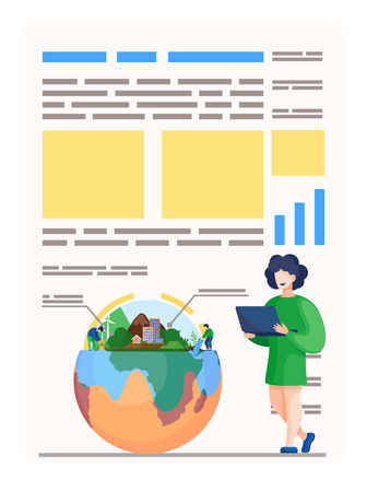 Rapport sur le changement climatique  Illustration