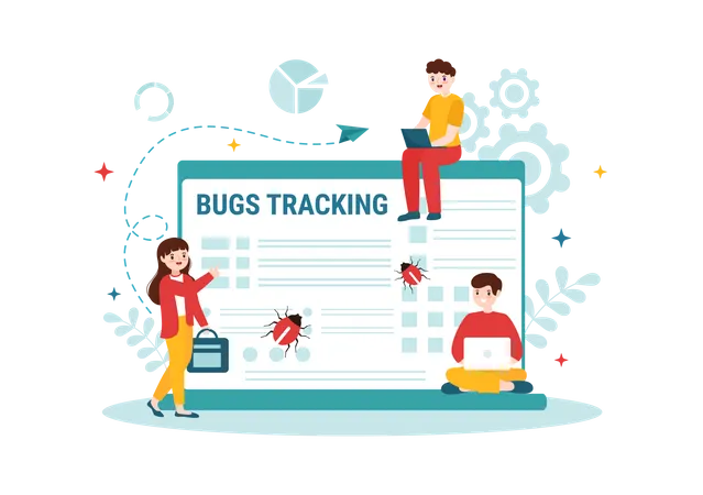 Rastreamento de bugs  Ilustração