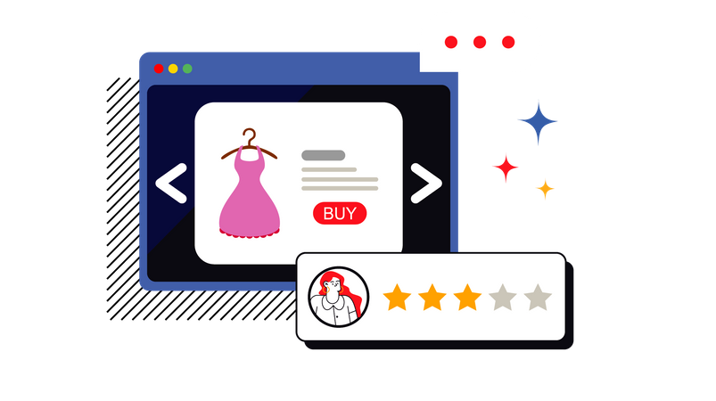 Ratings and Reviews Illustration